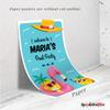 Chilling Pineapples Pool Party Welcome Sign - Personalized Pool Party Welcome Decoration - Splash Away Custom Pool Party Entrance Signs - Editable Pool Party Welcome Board (Paper) view 4