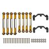 WPL B1 B-1 B14 B-14 B24 B-24 C14 C24 1/16 RC Car Spare Parts Upgrade Metal Pull Rod Steering Pull Rod Servo Rod Pull Rod Base ( Color : Golden ) view 1