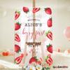 Personalized Strawberry Birthday Party Welcome Sign - Custom Made Berry Sweet Theme Party Decoration - Fruit Theme Happy Birthday Welcome Signs (Acrylic) view 2