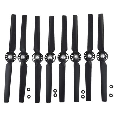 YYZHF 8Pcs Propeller for Q500 Typhoon 4K Camera Drone Spare Parts Quick Release Self Locking Props Replacement Blade(Black)