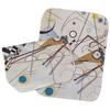 Kandinsky Composition 8 Burp Cloths - Fleece - Set of 2 view 1