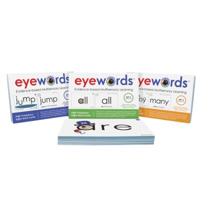 Multisensory Sight Word Cards Bundle, Sets #1-#3, Words 1-150