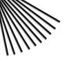 FAKILO Carbon Fiber Rod 3 X 420 MM - 100% Matte Carbon Fiber Rods 10 Pack for RC Airplane, Kite Skeleton Handmade, Fishing Rod Repair, Tent Stand view 1