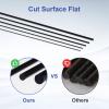 FAKILO Carbon Fiber Rod 3 X 420 MM - 100% Matte Carbon Fiber Rods 10 Pack for RC Airplane, Kite Skeleton Handmade, Fishing Rod Repair, Tent Stand view 4