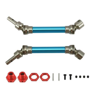 Greendhat 2pcs/Set Slider Front/Rear Drive Shaft Set for 1/10 ARRMA 3s BLX&MEGA Typhon Buggy Off-Road Cars Upgrade Parts ( Color : Blue )