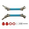 Greendhat 2pcs/Set Slider Front/Rear Drive Shaft Set for 1/10 ARRMA 3s BLX&MEGA Typhon Buggy Off-Road Cars Upgrade Parts ( Color : Blue ) view 1