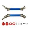 Greendhat 2pcs/Set Slider Front/Rear Drive Shaft Set for 1/10 ARRMA 3s BLX&MEGA Typhon Buggy Off-Road Cars Upgrade Parts ( Color : Blue ) view 3