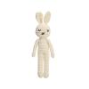 Baby Rattle Crochet White Bunny Doll Baby Toys Handmade Newborn Toy Early Development Grips Stuffed Animal Organic Rattle (Bunny Doll) view 1