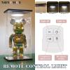 NONEMEY Clear Acrylic Display Case with Remote Control Light for 1000% Bearbrick, Dustproof Model Showcase Organizer Box, Display Case for Collectibles Bearbrick (15.71230inch,403076cm) view 3