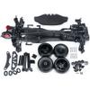 RCHUBAM CNC Carbon Fiber Frame Kit for 1/10 Sakura D5 RC Remote Control Flat Road Drift Car (Black) view 2
