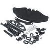 RCHUBAM CNC Carbon Fiber Frame Kit for 1/10 Sakura D5 RC Remote Control Flat Road Drift Car (Black) view 3