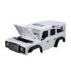 Fancyes Hard RC Car Body Shell 313mm Wheelbase Painted 110 SCX0046 1:10 RC Car Parts Accessories Replacement, White view 3