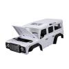 Fancyes Hard RC Car Body Shell 313mm Wheelbase Painted 110 SCX0046 1:10 RC Car Parts Accessories Replacement, White view 4
