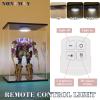 NONEMEY Clear Acrylic Display Case with Remote Control Light for 400% Bearbrick, Dustproof Model Showcase Organizer Box, Display Case for Collectibles Bearbrick (64.712.6inch,151232cm) view 3