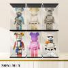 NONEMEY Clear Acrylic Display Case with Remote Control Light for 400% Bearbrick, Dustproof Model Showcase Organizer Box, Display Case for Collectibles Bearbrick (64.712.6inch,151232cm) view 4