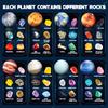 EDUMAN Gemstone Dig Kit - Dig It Up 40 Real Gems & Crystals with Mining Kit Tools, Solar System Eight Planets Toys for Kids Age 6+, STEM Science Educational Toys, Space Toys Ideal Gift for Boys Girls view 3