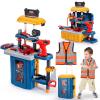 Kids Tool Bench with Kids Tool Set, Three Modes Toddler Tool Bench with Electric Drill Set, Pretend Construction Toys Kid Workbench, Toddler Workbench Tool Bench for Kid Ages 3-5 6-8 view 1
