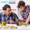 AESGOGO STEM Projects for Kids Ages 8-12, Solar Robot Science Building Kits, Birthday Gifts for 8 9 10 11 12-16 Year Old Boys Girls Teens, Robotics Powered by Sun or Battery(Not Include). view 3