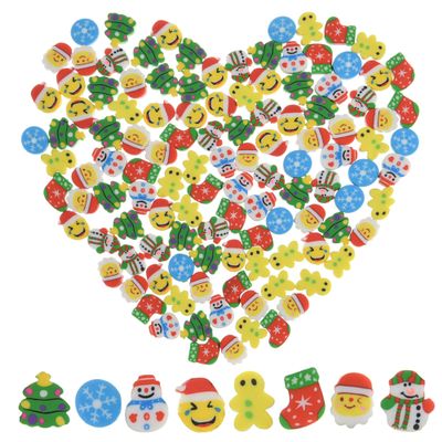330 Pcs Mini Christmas Erasers for Kids Bulk, Cute Small Erasers for Goodie Bags Stuffers Stocking Stuffers Christmas Party Favors