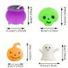 36Pcs Halloween Kawaii Squishies Treasure Box Mini Mochi Squishy Squeeze Toys Stress Reliever Anxiety Packs for Kids Halloween Party Favors (Halloween) view 3