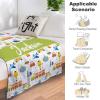 Personalized Transportation Kids Baby Throw Blanket with Name, Cars Airplane Cartoon Vehicles Baby Boy Swaddle Blanket, for Toddler Kids Bedding Nursery Blanket 50"x60" view 4