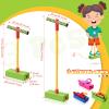 Jerify 3 Pcs Pogo Stick Foam Jumper Toy Foam Pogo Fun and Safe Jumping Stick for Kids Ages 3 and up Outdoor Indoor Toys Gift for Christmas, Makes Squeaky Sounds with Each Hop, Supports up to 250lbs view 2