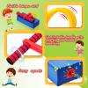 Jerify 3 Pcs Pogo Stick Foam Jumper Toy Foam Pogo Fun and Safe Jumping Stick for Kids Ages 3 and up Outdoor Indoor Toys Gift for Christmas, Makes Squeaky Sounds with Each Hop, Supports up to 250lbs view 3