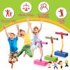 Jerify 3 Pcs Pogo Stick Foam Jumper Toy Foam Pogo Fun and Safe Jumping Stick for Kids Ages 3 and up Outdoor Indoor Toys Gift for Christmas, Makes Squeaky Sounds with Each Hop, Supports up to 250lbs view 4