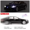 BDTCTK 1/32 Compatible for Lexus Ls500h Model Car, Zinc Alloy Pull Back Toy car with Sound and Light for Kids Boy Girl Gift(Black) view 2