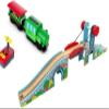 Wooden Train Track Accessories of Train Bridge and Remote Control Train Vehicle for Wood Railway Track Set view 1