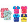 BAHABY Bundle of 6 Pack Children's Painting Smocks with Long Sleeve and 3 Pockets for Age 3-8 view 1