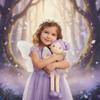 June Garden 16" Enchanted Garden Fairy Doll Yaritza - Plush Stuffed Soft Doll Girl Gift - Purple Outfit and Wings view 2