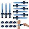 12 Pieces Medieval Party Favors Pirate slap bracelet Pirate Party Favors Medieval Joust Dual Dragon party Goodie Bag Pinata Fillers Giveaways Snap Bands for for Medieval Knight Castle party (12) view 1