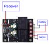 7-28V Brushed DC Motor Controller 20A 2-Ways Receiver Control Switch Relay DC Motor Forward Reverse Controller 5V/300MA UBEC for RC Model view 2