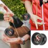 Fdit Yoyo Aluminum Metal Unresponsive Yoyos Ball, Stable Speed Long Time Alloy Yo Yo Athletic Metal Yoyo Ball M2 Yo Yo for Children Over 14 Years Old view 4