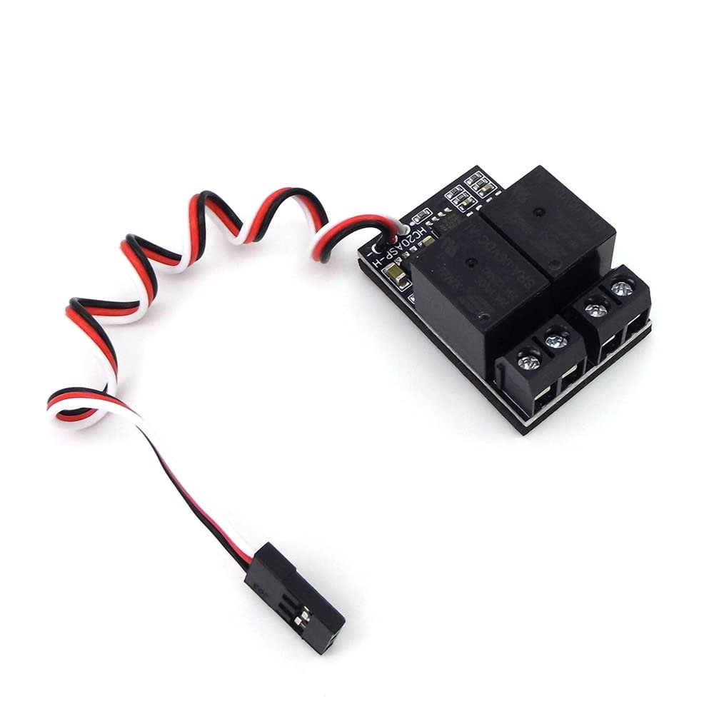 RC Model PWM Receiver Control Switch 5-10V 2-Ways 20A Relay for RC Boat Marine Water Pump RC Car Light FPV Camera