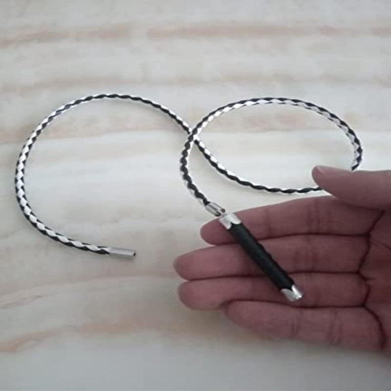 1/6th Black&White PU Leather Whip for 12" PH Toy Male & Female Figure Body