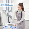 20 Pack Toilet Seat Covers Disposable, Extra Large Disposable Toilet Seat Covers for Adults, Individually Wrapped Potty Training Liners with Non-Slip Adhesives for Kids in Home, Restrooms&Travel -Blue view 3