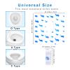 20 Pack Toilet Seat Covers Disposable, Extra Large Disposable Toilet Seat Covers for Adults, Individually Wrapped Potty Training Liners with Non-Slip Adhesives for Kids in Home, Restrooms&Travel -Blue view 4