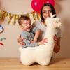 Ryttir 29.5 Inch 15% Chubbier Large Llama Stuffed Animal,Soft Weighted Alpaca Plush Stuffed Llamas Body Pillow for Kids and Adults - Perfect Valentine Llama Gifts for Cuddling and Room Decoration view 4