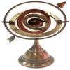 Antique Nautical Brass Armillary Sphere Arrow Globe Brown Metal Base Office Decorative by The Modern Miracles view 1