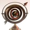 Antique Nautical Brass Armillary Sphere Arrow Globe Brown Metal Base Office Decorative by The Modern Miracles view 4