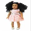 American Fashion World 18-Inch 'Virginia' African American Vinyl Posable Girl Doll with 3B Hair Type | Undressed Doll | Premium Quality & Design view 4
