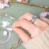 KUYN for Daughter - Drive Away Your Anxiety You are Enough Fidget Ring, S925 Sterling Silver Spinner Fidget Rings, Dandelion Meditation Inspirational Rings, Flower Anti Anxiety Ring for Women (7) view 3