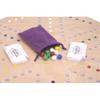 AmishToyBox.com Marble Chase (Cards N' Marbles) Wooden Game Set - Double-Sided 23" Wide Board - Includes Playing Cards and Marbles view 3