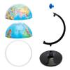 Exerz 12" World Globe - Political Map Educational - Self Assembled School Globe for Classroom view 4