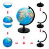 Exerz 8" World Globe - Political Map Educational- Self Assembled School Globe view 3