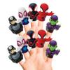 Spidey & His Amazing Friends 10 Piece Finger Puppet Set - Party Favors, Educational, Bath, Floating Pool, Beach Toys, Playtime view 1