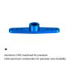 MECCANIXITY 25T Servo Arm Horn Double Offset M3 Sky Blue for Servo Repair Parts Accessories(3.1mm) view 3