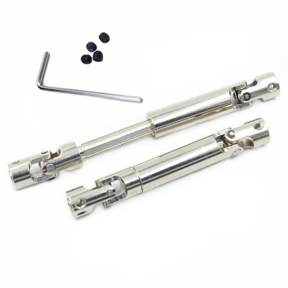 1PC High Hardness Telescopic Universal Transmission Shaft Cardan Shaft Iron Driving Shaft for RC 1/10 Models SCX10 AXIAL Crawler ( Color : 40-55mm 3-4 )